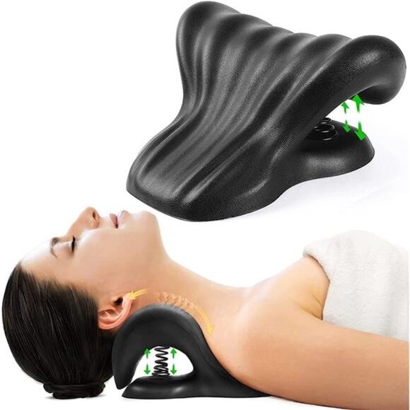 Neck Stretcher for Neck Pain Relief, Neck and Shoulder Relaxer Cervical Neck Tra - Picture 1 of 7
